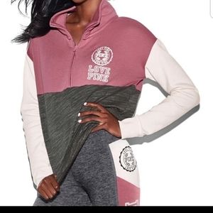 Victoria's Secret PINK Half Zip Sweatshirt